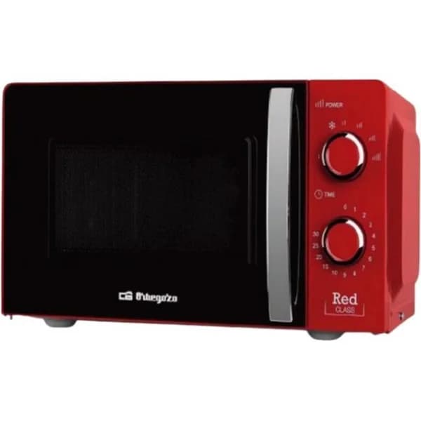 Microondas rojo MI2121 ORBEGOZO - 700 ud - Imagen del producto en Findit