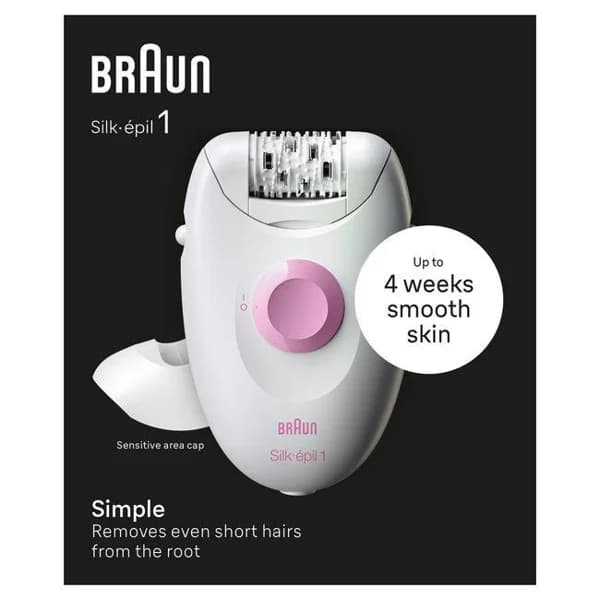 Depiladora Silk-épil, SE1-010  BRAUN - 1 ud - Imagen del producto en Findit