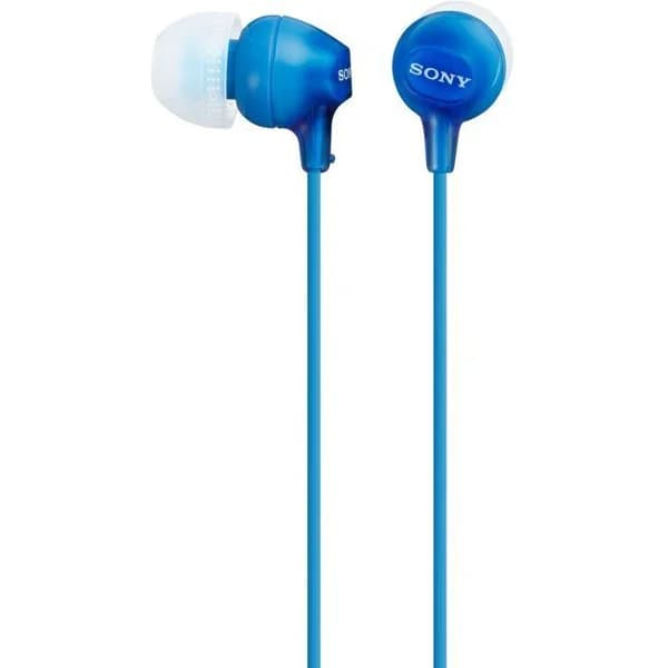 Auriculares de botón azul MDR-EX15LPL SONY - 1 ud - Imagen del producto en Findit