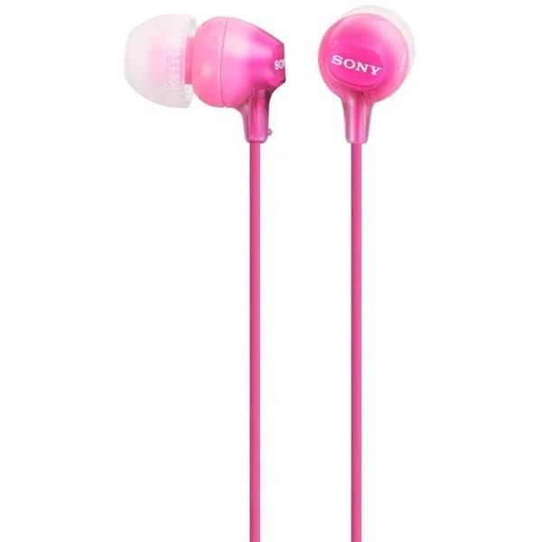 Auriculares de botón rosa MDR-EX15LP SONY - 1 ud - Imagen del producto en Findit
