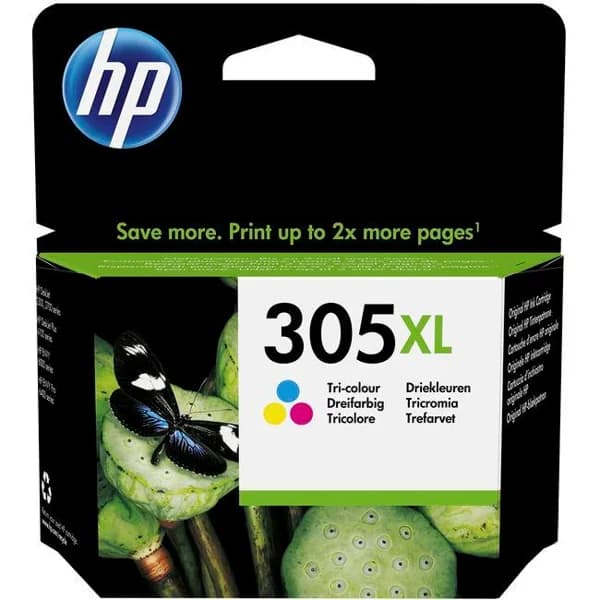 Cartucho de tinta original tricolor, 3013YM63, 305 XL HP, 1 ud - 1 ud - Imagen del producto en Findit