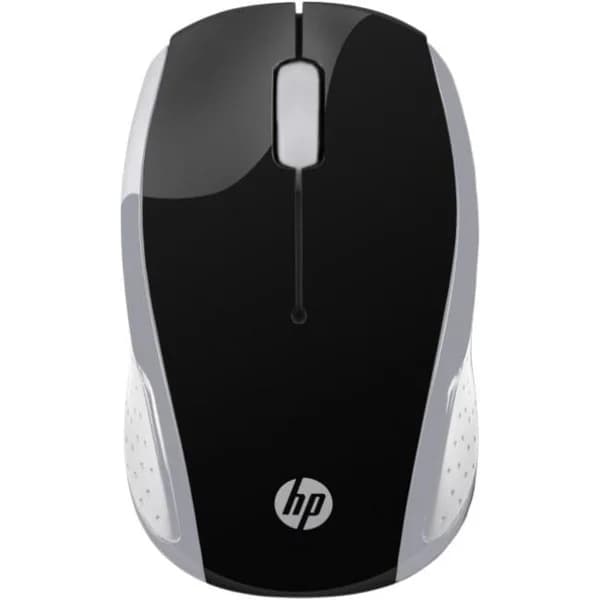 Ratón óptico inalámbrico negro plateado, 200 HP - 200 ud - Imagen del producto en Findit