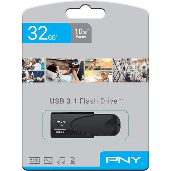 Pendrive USB 3.1 de 32 GB Attache 4 PNY - 1 ud - Imagen del producto en Findit
