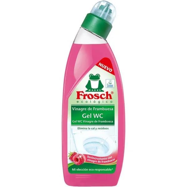 Limpiaor wc gel olor frambuesa FROGGY, botella 750 ml - 0.75 l - Imagen del producto en Findit