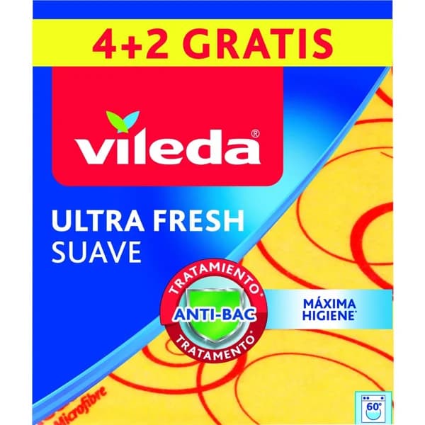 Bayeta suave VILEDA, pack 4+2 uds - 2 ud - Imagen del producto en Findit