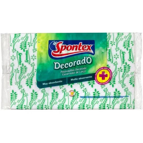Bayeta posavajilla decorada 40x50 cm SPONTEX, pack 1 ud - 1 ud - Imagen del producto en Findit