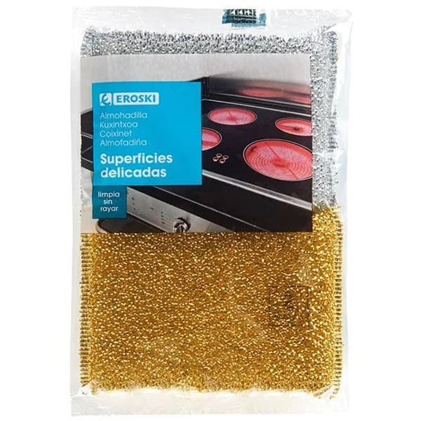 Almohadilla metálica EROSKI, pack 2 uds. - 1 ud - Imagen del producto en Findit