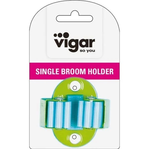 Sujeta escobas simple VIGAR, pack 1 unid. - 1 ud - Imagen del producto en Findit