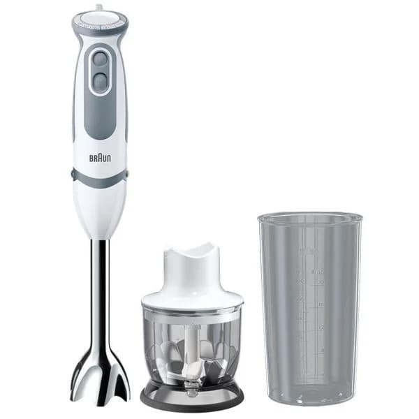 Batidora de mano con accesorios 1000 W, Minimiper MQ5220WH BRAUN - 1 ud - Imagen del producto en Findit