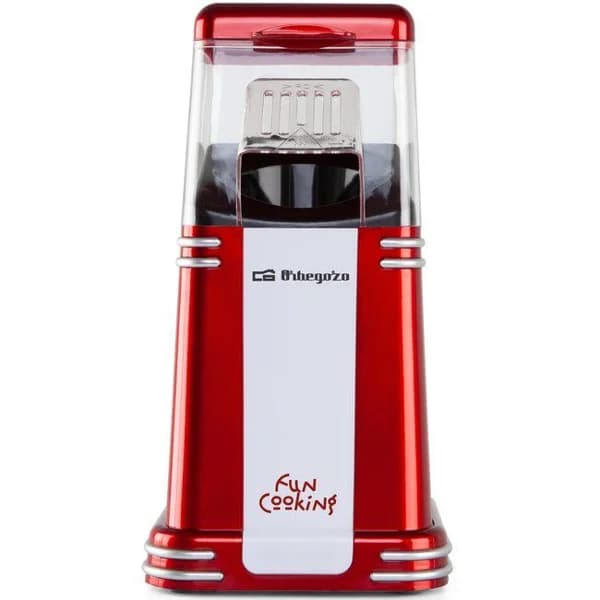 Palomitero rojo, 1000 W,  PA4300 ORBEGOZO - 1 ud - Imagen del producto en Findit