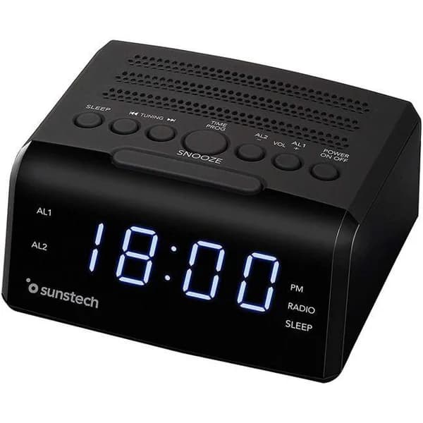 Radio despertador negro FRD35UBK SUNSTECH - 1 ud - Imagen del producto en Findit