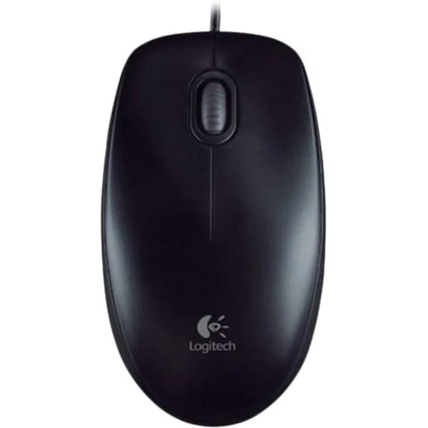 Ratón óptico con cable negro B100 LOGITECH - 1 ud - Imagen del producto en Findit