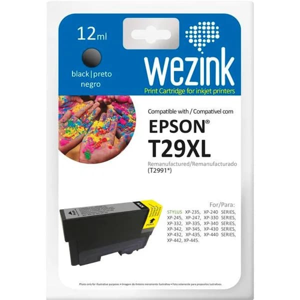 Cartucho de tinta negro compatible con Epson T29 XL WEZINK, 1 ud - 1 ud - Imagen del producto en Findit