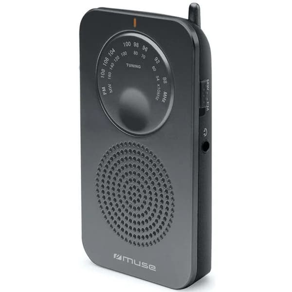Radio portátil analógica negra M-01 RS MUSE - 1 ud - Imagen del producto en Findit