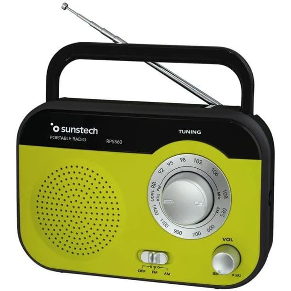 Radio sobremesa verde RPS560GN SUNSTECH - 1 ud - Imagen del producto en Findit