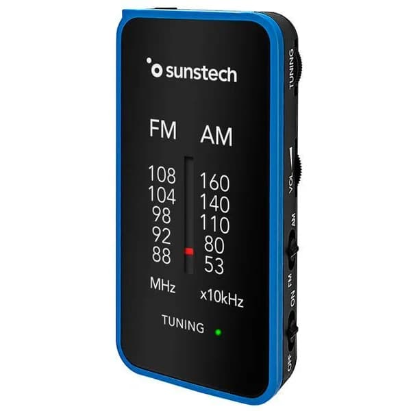 Radio portatil azul RPC6BL SUNSTECH - 1 ud - Imagen del producto en Findit