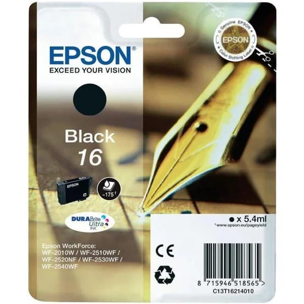 Cartucho de tinta original negro T1621 EPSON, 1 ud - 1 ud - Imagen del producto en Findit