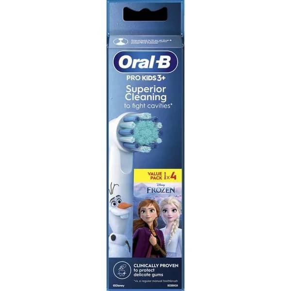 Recambio cepillo eléctrico Kids Frozen ORAL-B, 4 uds - 4 ud - Imagen del producto en Findit