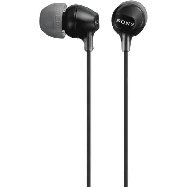 Auriculares de botón negro, MDR-EX15LPB SONY - 1 ud - Imagen del producto en Findit