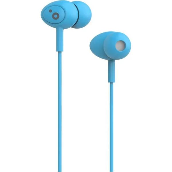 Auriculares de botón azul con micrófono, POPSBL SUNSTECH - 1 ud - Imagen del producto en Findit