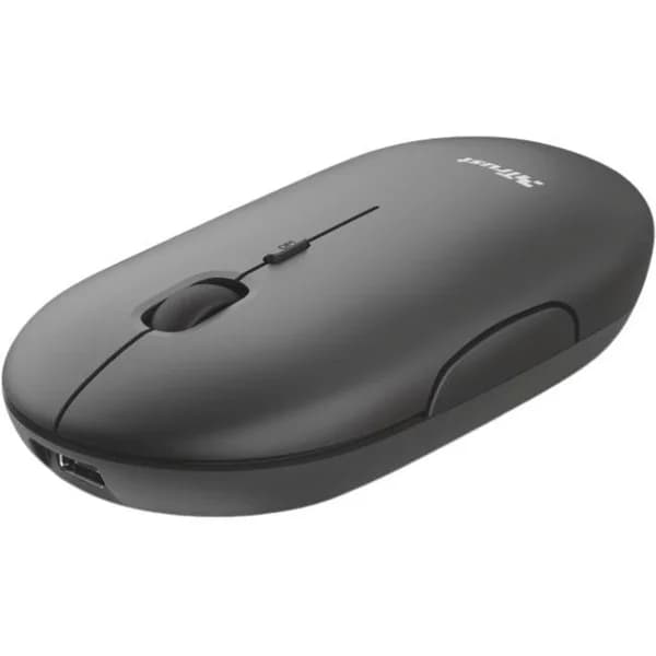 Ratón óptico inalámbrico negro, 1600 dpi, Puck TRUST - 1 ud - Imagen del producto en Findit