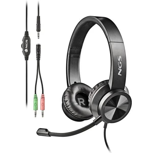 Auriculares PC diadema micrófono negro MSX11 Pro NGS - 1 ud - Imagen del producto en Findit