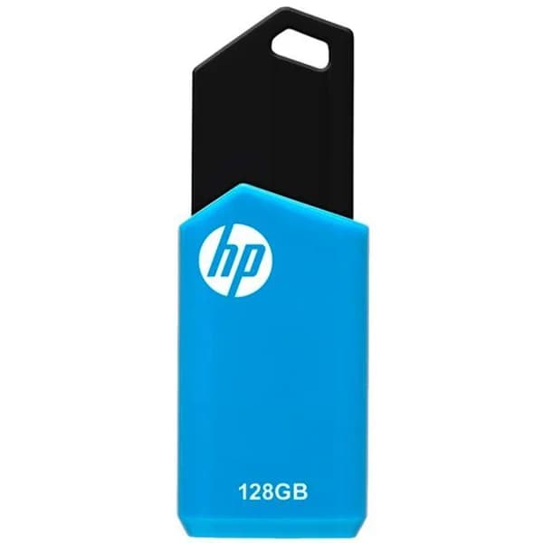 Pendrive azul y negro USB 2.0 de 128 GB V150W HP - 1 ud - Imagen del producto en Findit