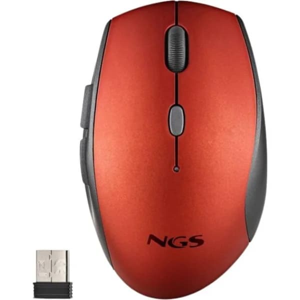 Ratón inalámbrico bee red NGS - 1 ud - Imagen del producto en Findit