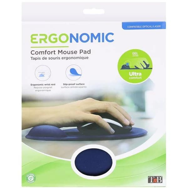 Alfombrilla para ratón ergonómica con reposamuñecas Tsed100b TNB - 1 ud - Imagen del producto en Findit