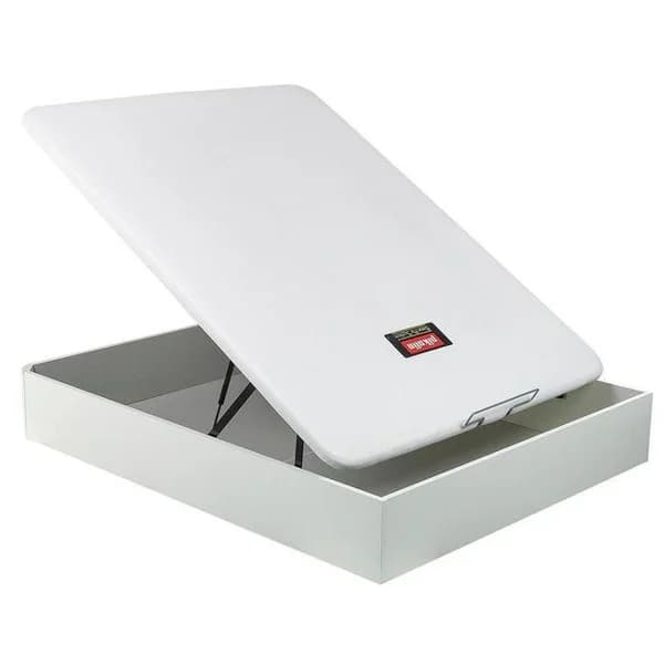 Canapé abatible madera al suelo 135x190 Blanco PIKOLIN - 1 ud - Imagen del producto en Findit