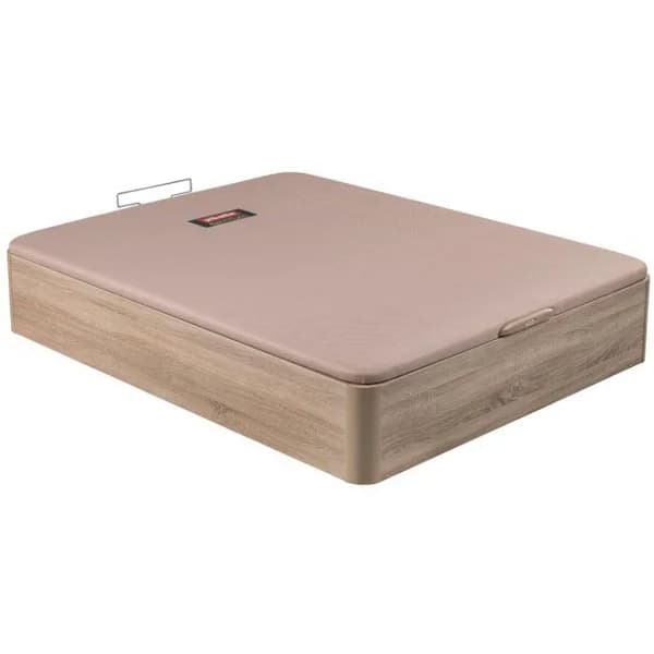 Canapé abatible madera al suelo 3D, 135x190 cm, natural PIKOLIN - 1 ud - Imagen del producto en Findit