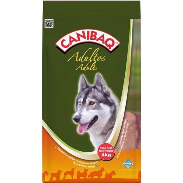 Alimento seco para perro adulto CANIBAQ, saco 4 kg - 1 ud - Imagen del producto en Findit
