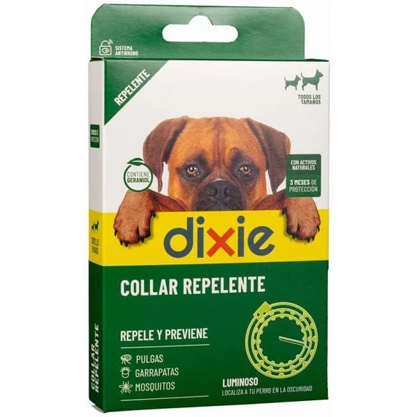 Collar luminoso repelente para perro DIXIE, pack 1 ud. - 1 ud - Imagen del producto en Findit
