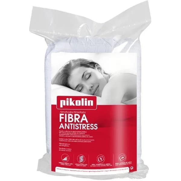 Almohada de fibra Antiestres PIKOLIN, 70 cm - 0.7 m - Imagen del producto en Findit
