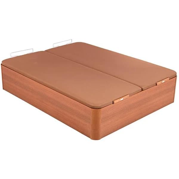 Canapé abatible madera al suelo Supra doble tapa 150x190 Cerezo PIKOLIN - 1 ud - Imagen del producto en Findit