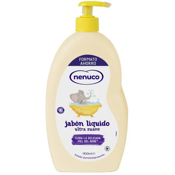Jabón líquido ultra suave NENUCO, dosificador 1100 ml - 1.1 l - Imagen del producto en Findit