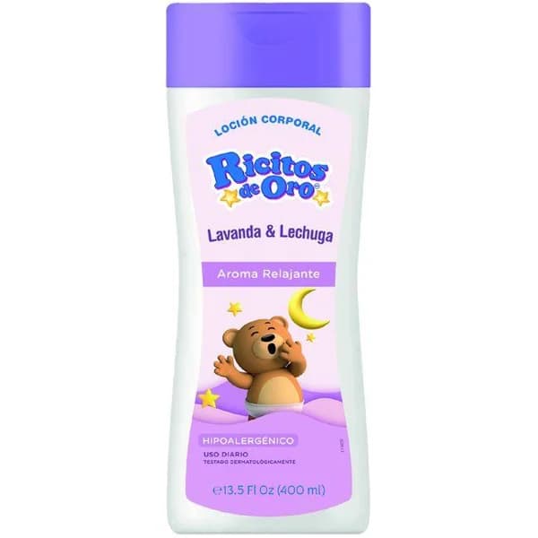 Loción corporal de lavanda RICITOS DE ORO, bote 400 ml - 0.4 l - Imagen del producto en Findit
