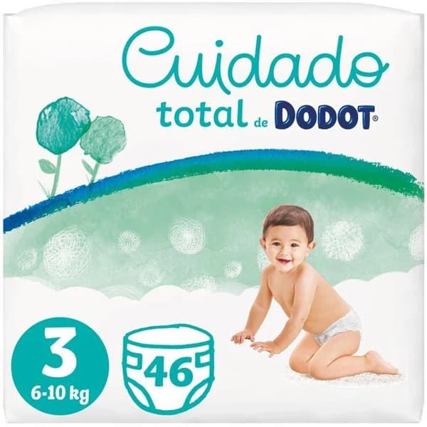 Pañal Talla 3 DODOT CUIDADO TOTAL, paquete 46 uds - 46 ud - Imagen del producto en Findit