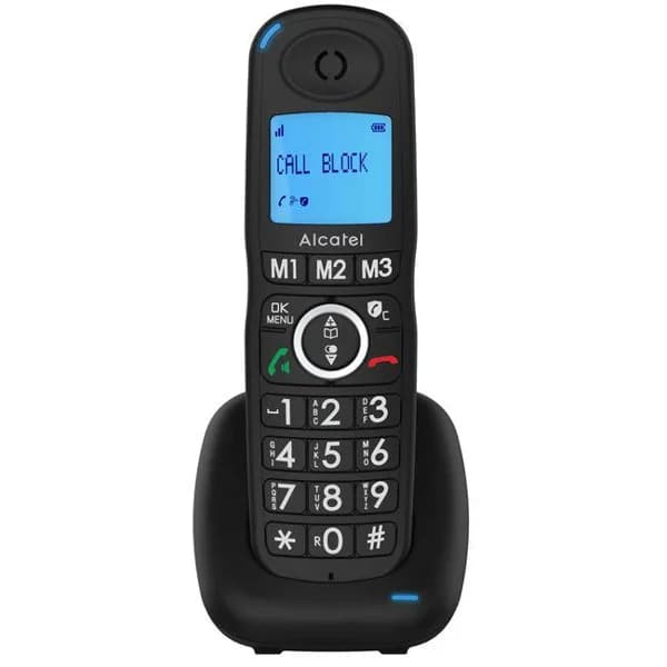 Teléfono inalámbrico negro teclas grandes, XL535 ALCATEL - 1 ud - Imagen del producto en Findit