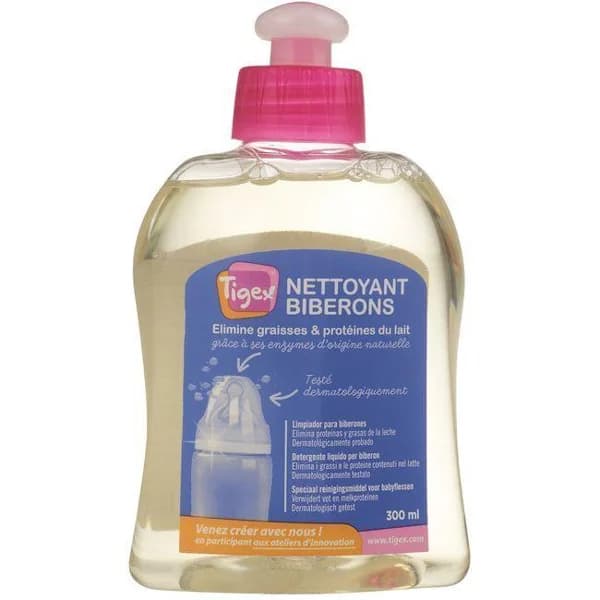 Líquido limpiador especial biberones con PH neutro TIGEX, 300ml - 0.3 l - Imagen del producto en Findit