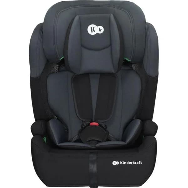 Silla auto Comfort Up i-Size gris oscuro 76-150 cm, arnés de seguridad de 5 puntos con almohadillas blandas y reposacabezas ajustable  en 7 posiciones KINDERKRAFT Homologación Europea: UN ECE R129. Sin Isofix. Sin Contramarcha. - 1 ud - Imagen del producto en Findit