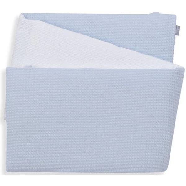 Protector chichonera de cuna nido de abeja Azul, 100% algodón INTERBABY, 45x185 cm - 83.25 m - Imagen del producto en Findit