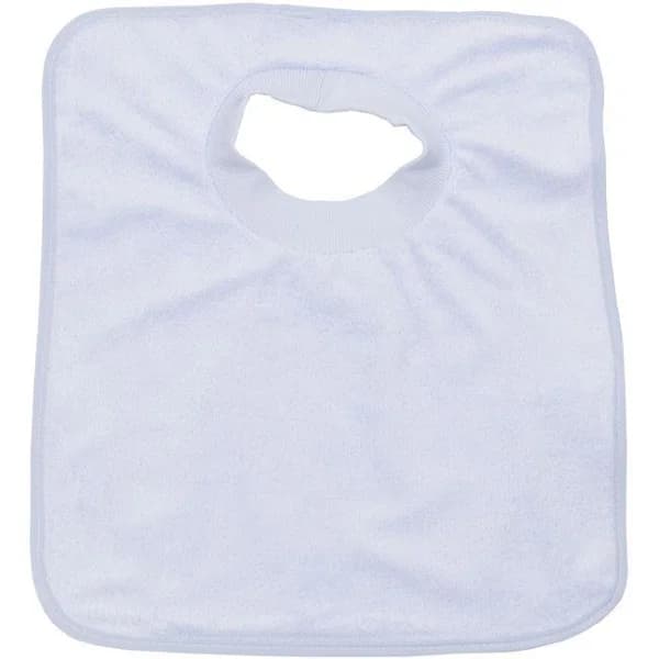 Babero azul con goma en cuello impermeable de microfibra TITIN, 33x36cm - 11.88 m - Imagen del producto en Findit