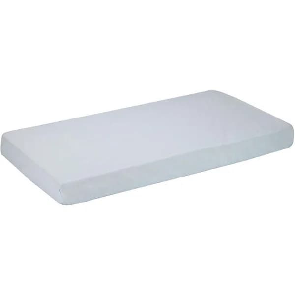 Sábana bajera de cuna popelín azul-blanco, 100% algodón, 60x120cm INTERBABY, 2 uds - 2 ud - Imagen del producto en Findit