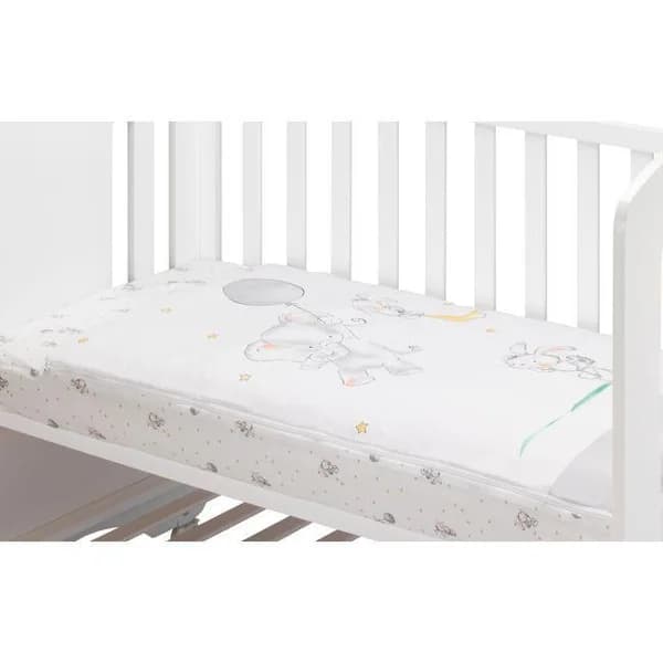Saco cuna elefante, bajera ajustable cremallera a ambos lados INTERBABY, 120x60 cm - 72 m - Imagen del producto en Findit