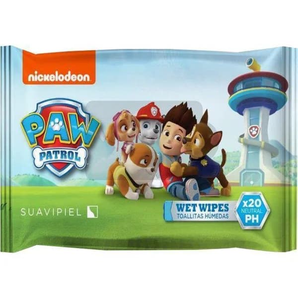 Toallitas húmedas infantiles PAW PATROL, paquete 20 unid. - 1 ud - Imagen del producto en Findit