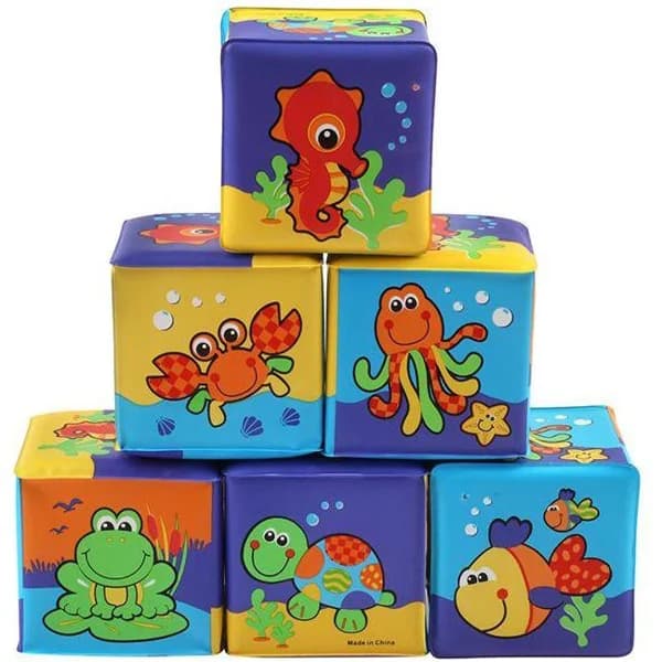 Juguete baño, cubos blandos apilables  PLAYGRO - 1 ud - Imagen del producto en Findit