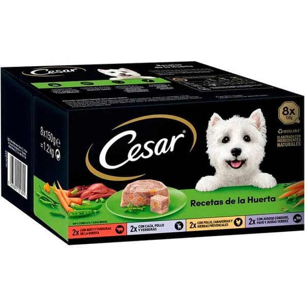 Recetas de la huerta multipack CESAR, tarrina 12x150 g - 1 ud - Imagen del producto en Findit
