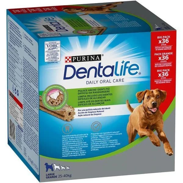 Snack dental perro maxi DENTALIFE, 36 uds., paquete 1270 g - 1 ud - Imagen del producto en Findit