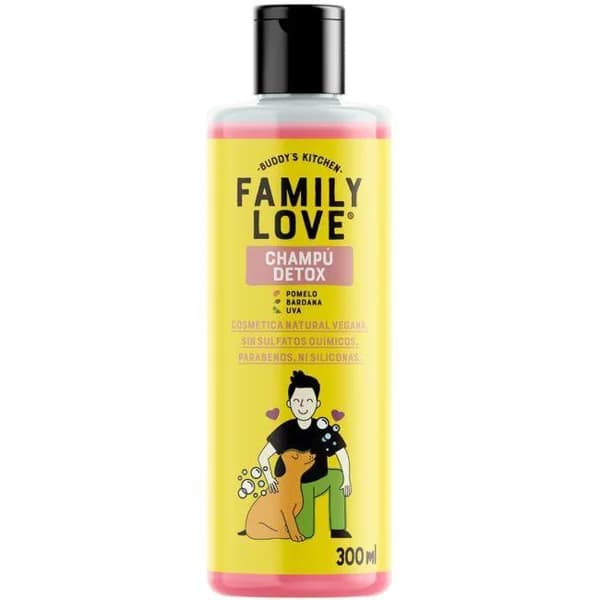 Champú detox para perro FAMILY LOVE, bote 300 ml - 1 ud - Imagen del producto en Findit